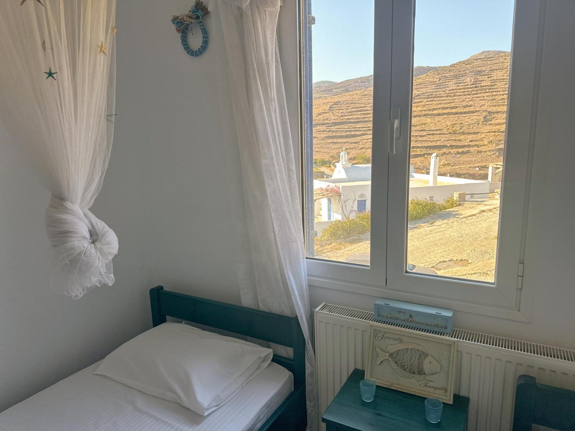 Вілла Blue Orison House Tinos For 5 Persons With Seaview Perastra Екстер'єр фото