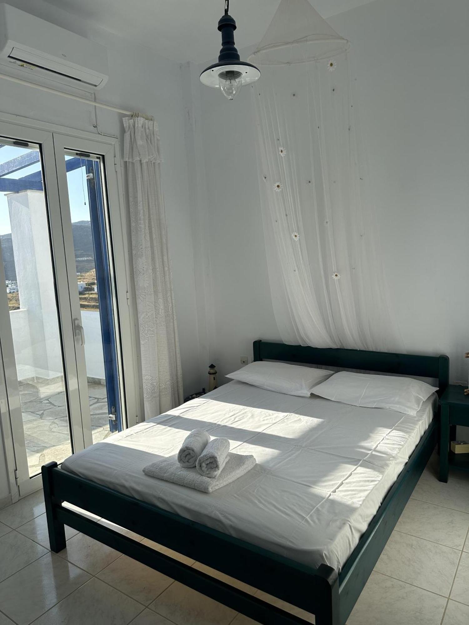 Вілла Blue Orison House Tinos For 5 Persons With Seaview Perastra Екстер'єр фото