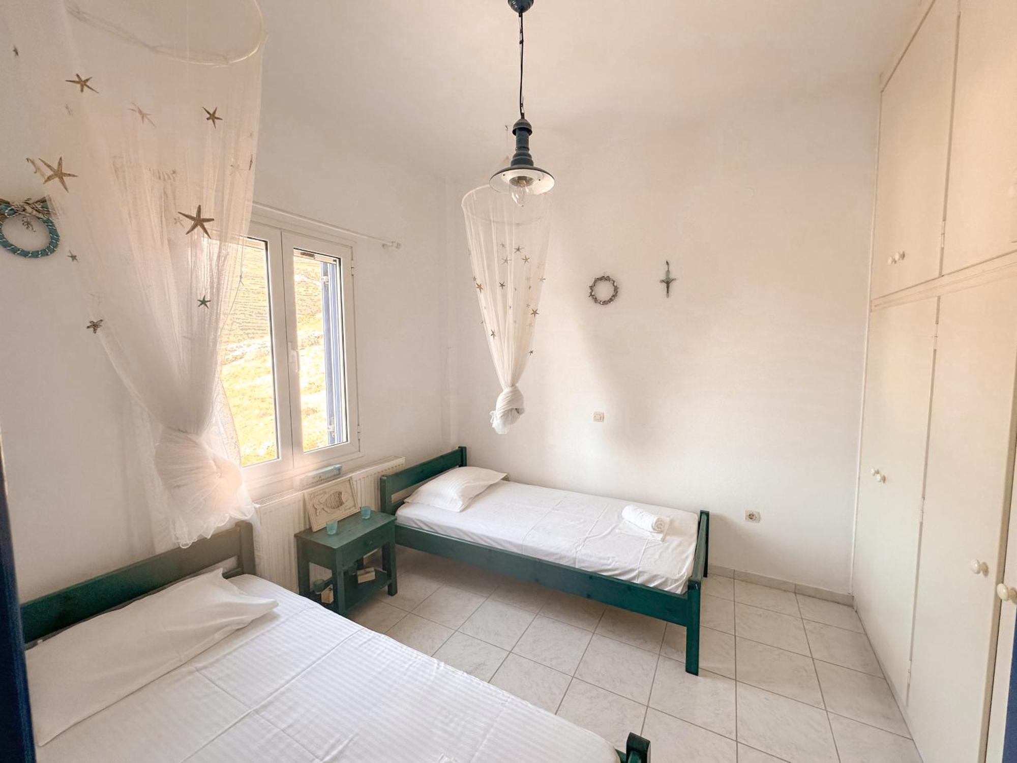 Вілла Blue Orison House Tinos For 5 Persons With Seaview Perastra Екстер'єр фото